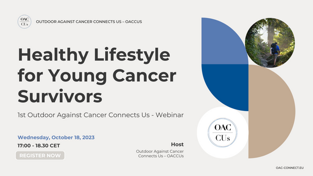 Save the Date: Healthy Lifestyle for Young Cancer Survivors Webinar &ndash; October 18